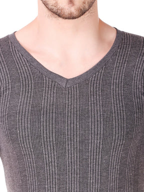 MEN'S HALF SLEEVES COTTON ROUND NECK THERMAL TOP
