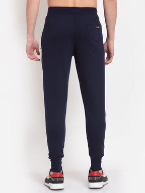 UZARUS Men's Cotton Joggers Track Pants with 2 Zippered Pockets