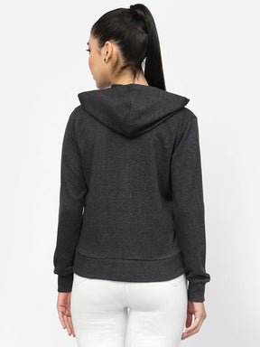 UZARUS Women's Cotton Anthra Sweatshirt Hoodie