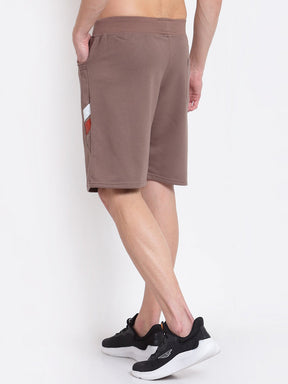 Uzarus Men's Cotton Bermuda Shorts With 2 Zippered Pockets