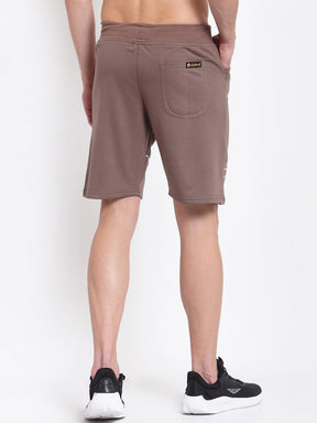 Uzarus Men's Cotton Bermuda Shorts With 2 Zippered Pockets