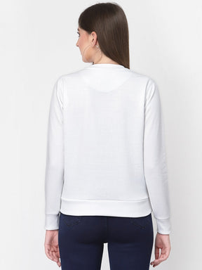 UZARUS Women's Cotton Fleece Premium Sweatshirt