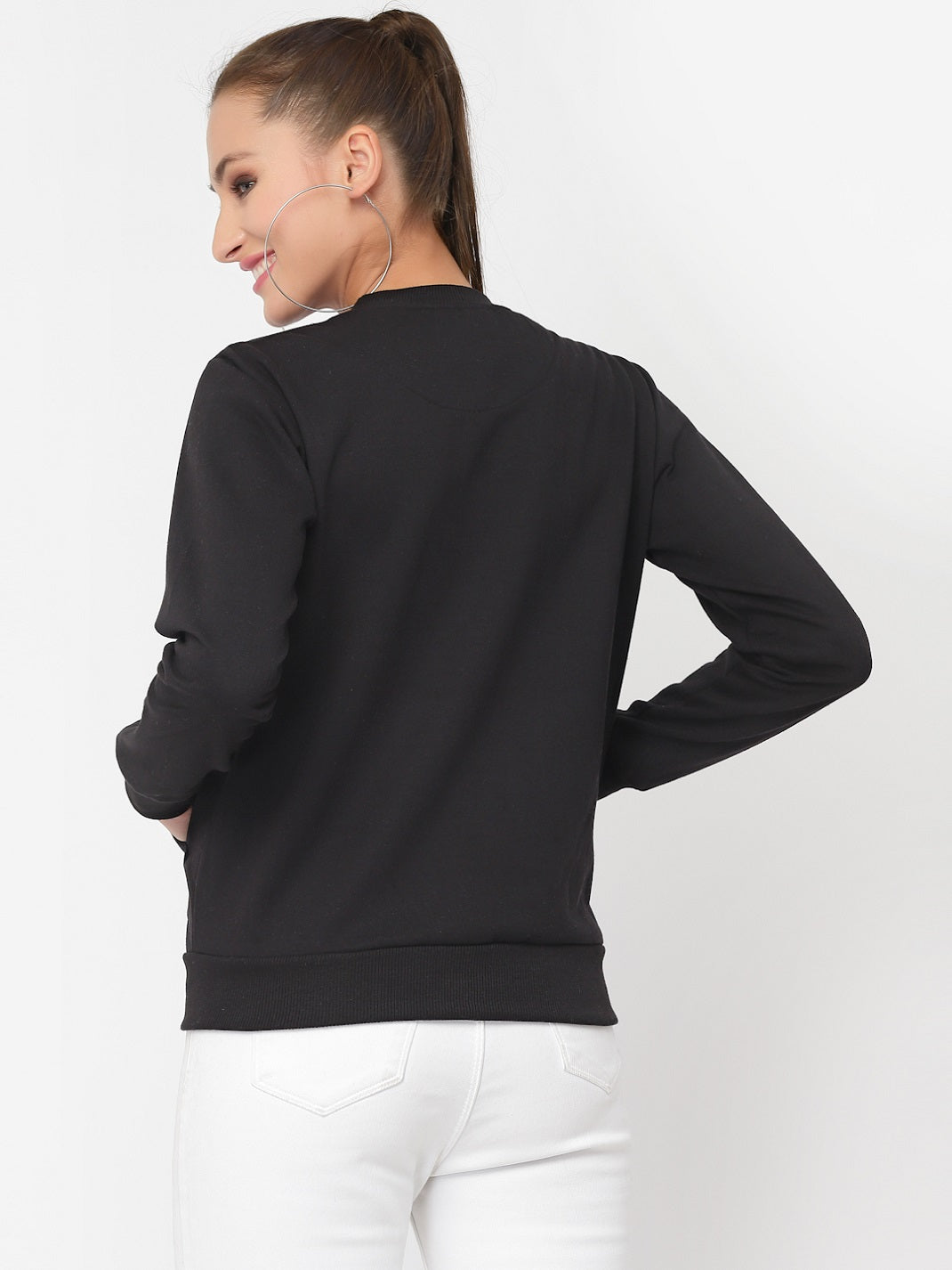 UZARUS Women's Cotton Fleece Premium Sweatshirt