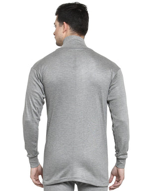 MEN'S SOLID HIGH NECK THERMAL WEAR TOP