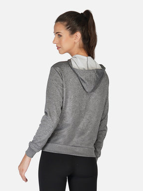 Uzarus Women's Hooded Sports Gym Training Jacket