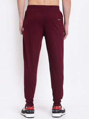 UZARUS Men's Cotton Joggers Track Pants with 2 Zippered Pockets