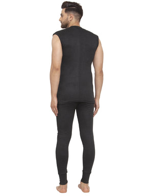 MEN'S SLEEVELESS THERMAL SET ( V NECK VEST AND TROUSER)