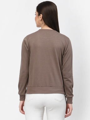 UZARUS Women's Cotton Fleece Premium Sweatshirt