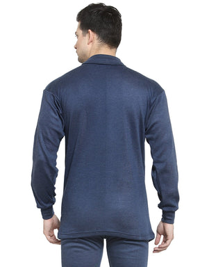 MEN'S SOLID HIGH NECK THERMAL WEAR TOP