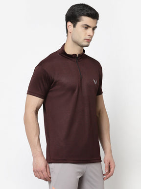 UZARUS Men's Regular Fit Sports Gym T-Shirt