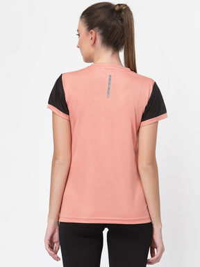 UZARUS Women's Dry Fit Workout Top Sports Gym T-Shirt