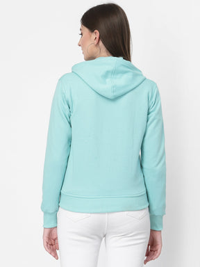UZARUS Women's Cotton Fleece Premium Sweatshirt Hoodie