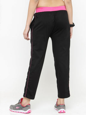 Uzarus Women's Cotton Track Pants With 2 Zippered Pockets