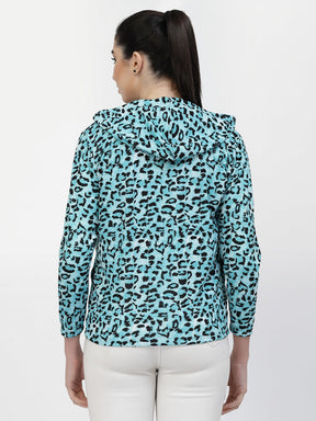 Uzarus Women's Hooded Sports Gym Training Jacket