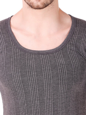 MEN'S HALF SLEEVES COTTON ROUND NECK THERMAL TOP