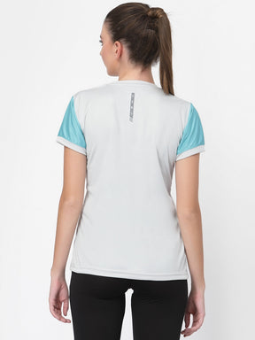 UZARUS Women's Dry Fit Workout Top Sports Gym T-Shirt