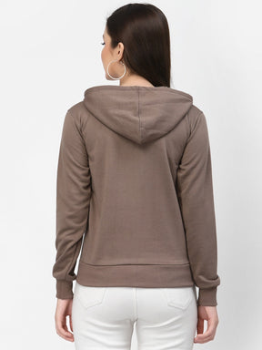 UZARUS Women's Cotton Fleece Premium Sweatshirt Hoodie