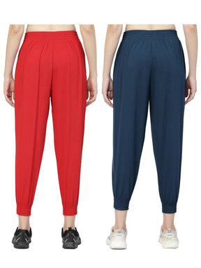 Uzarus Women's Pyjamas for Women Combo Pack of 2 with Side Pockets