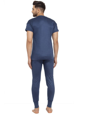 MEN'S HALF SLEEVES THERMAL SET ( V NECK VEST AND TROUSER)
