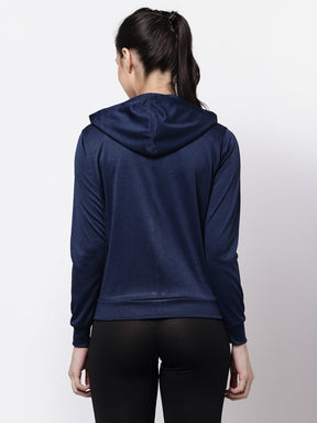 Uzarus Women's Hooded Sports Gym Training Jacket