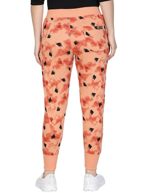 Women's Cotton Slim Fit Joggers Track Pants with 2 Zippered Pockets