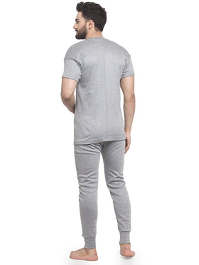 MEN'S HALF SLEEVES THERMAL SET ( V NECK VEST AND TROUSER)