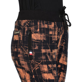 Women's Cotton Slim Fit Joggers Track Pants with 2 Zippered Pockets