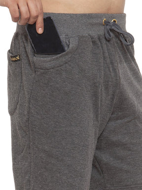 Uzarus Men's Cotton Bermuda Shorts With 2 Zippered Pockets