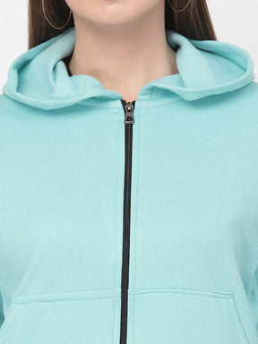 UZARUS Women's Cotton Fleece Premium Sweatshirt Hoodie
