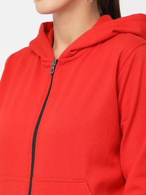 UZARUS Women's Cotton Fleece Premium Sweatshirt Hoodie