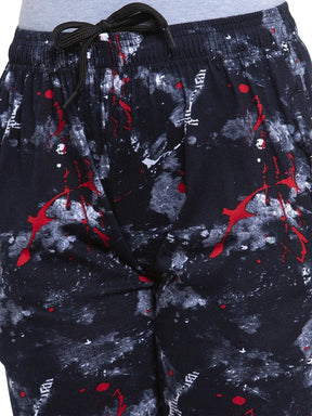 Women's Cotton Three Fourth Capri Shorts With Two Zippered Pockets