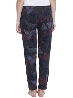 Uzarus Women's Cotton Track Pants With 2 Zippered Pockets