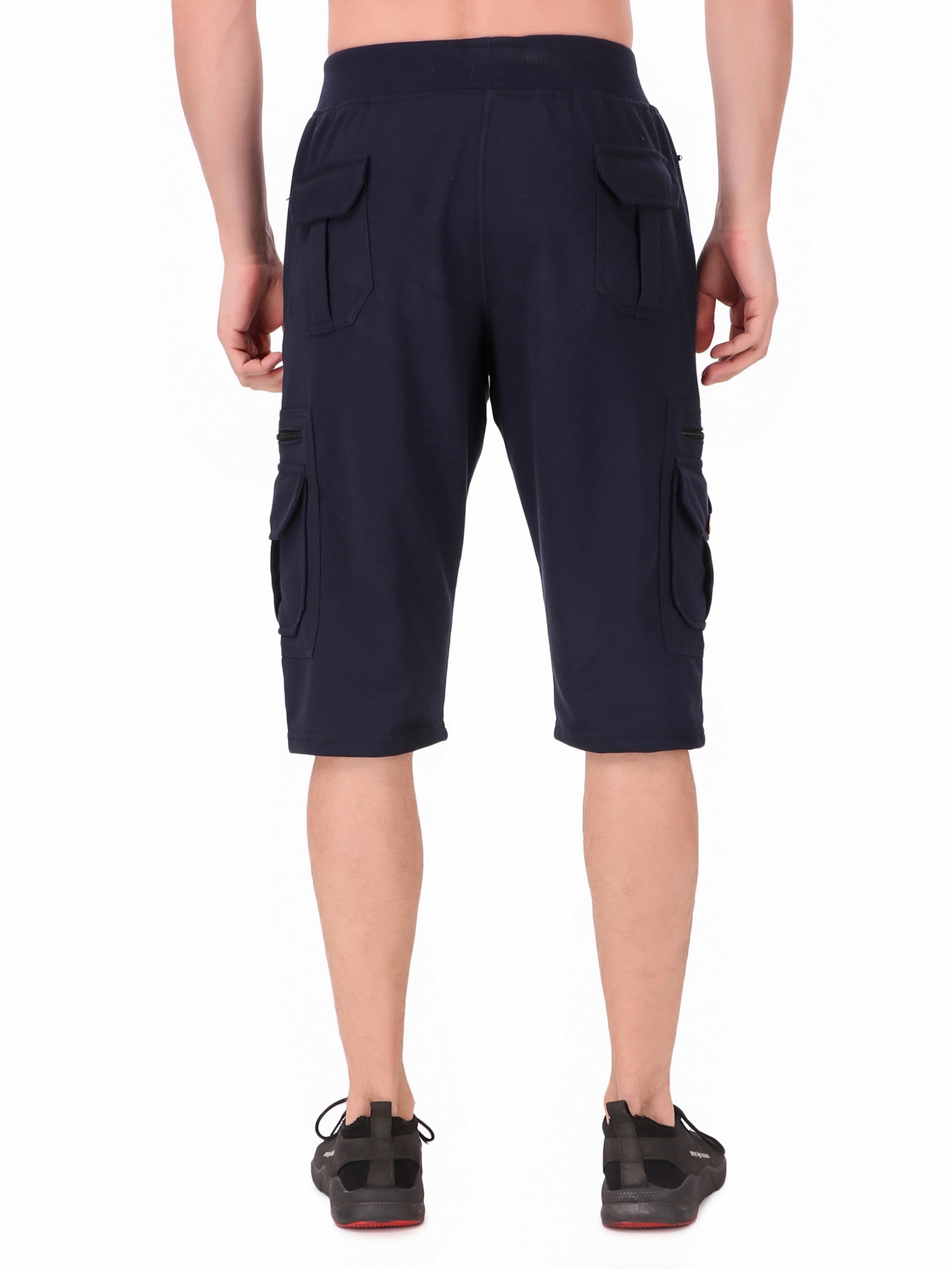 Men's Cargo Capri Shorts With 9 Pockets