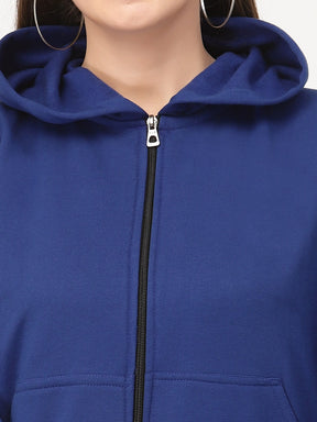 UZARUS Women's Cotton Fleece Premium Sweatshirt Hoodie