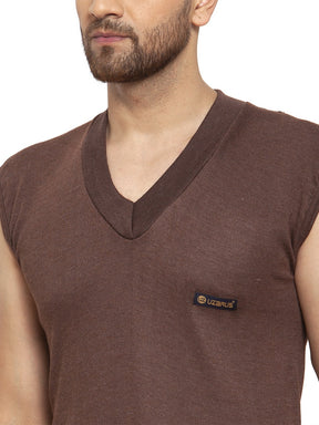 MEN'S SLEEVELESS THERMAL SET ( V NECK VEST AND TROUSER)