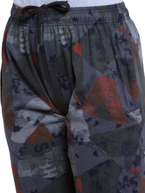 Women's Cotton Three Fourth Capri Shorts With Two Zippered Pockets