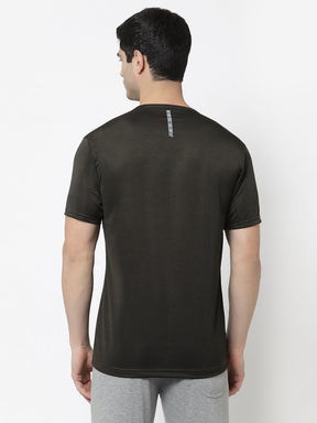UZARUS Men's Dry Fit Sports Gym Regular T-Shirt