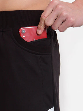 Uzarus Men's Cotton Bermuda Shorts With 2 Zippered Pockets