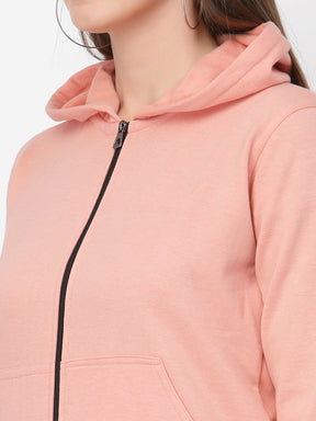 UZARUS Women's Cotton Fleece Premium Sweatshirt Hoodie