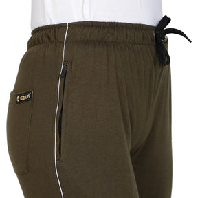 Women's Cotton Three Fourth Capri Shorts With Two Zippered Pockets