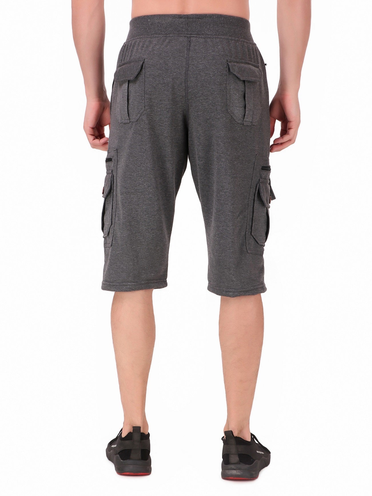 Men's Cargo Capri Shorts With 9 Pockets