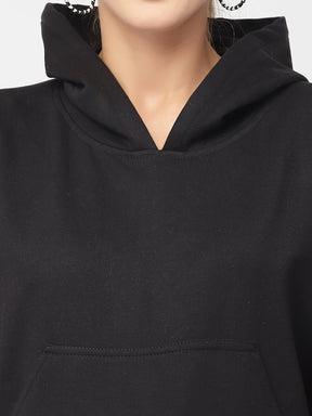 UZARUS Women's Cotton Fleece Latest Stylish Sweatshirt Hoodie