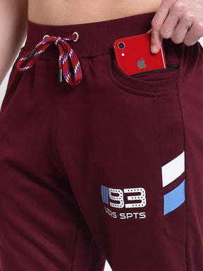 UZARUS Men's Cotton Three Fourth Capri Shorts With Two Zippered Pockets