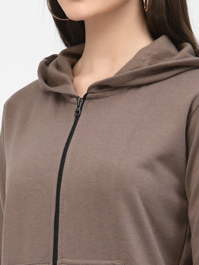 UZARUS Women's Cotton Fleece Premium Sweatshirt Hoodie