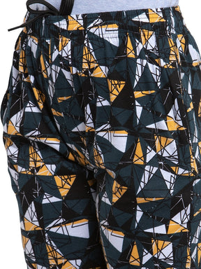 Women's Cotton Three Fourth Capri Shorts With Two Zippered Pockets