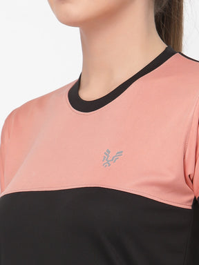 UZARUS Women's Dry Fit Workout Top Sports Gym T-Shirt