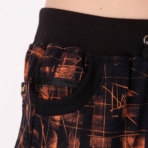 Women's Cotton Three Fourth Capri Shorts With Two Zippered Pockets