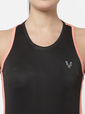 UZARUS Women's Dry Fit Workout Tank Top Sports Gym T-Shirt (Pack Of 2)
