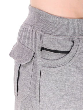 Women's Cargo Capri Shorts With 9 Zippered Pockets