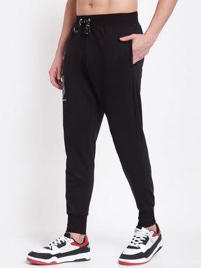 UZARUS Men's Cotton Joggers Track Pants with 2 Zippered Pockets